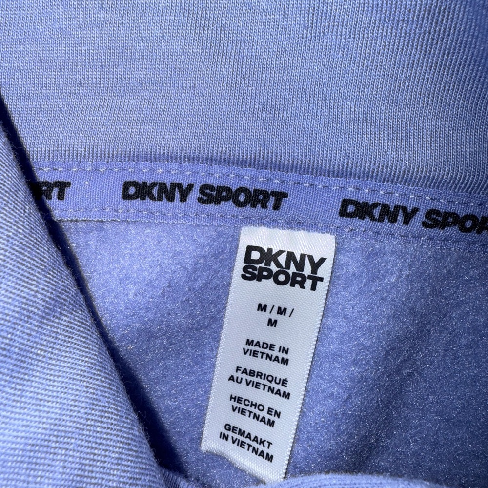 DKNY Women's Blue Hoodie - Picture 5 of 5
